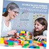 FRCOLOR Double-Ended Kids Blocks Building Hammer Set 2pcs Practical Assemble