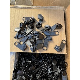 YKK (100) Black YKK # 8 DFL SLS X6  Single Pull Sliders for YKK Coil Zipper  New