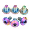 Dingtai Low Head Plum Head Titanium M6x12mm Brake Handlebar Bolts