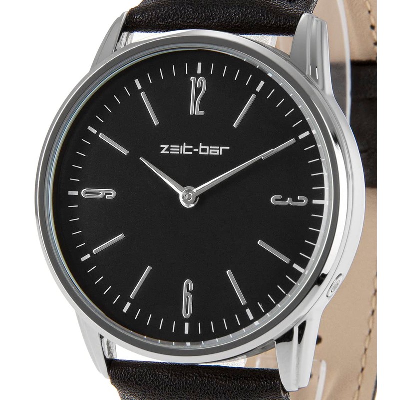 Zeit-Bar Radio-Controlled Watch for Men and Women, Strap.