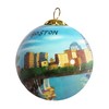Art Studio Company - Hand Painted Christmas Ornament, Blown Glass,