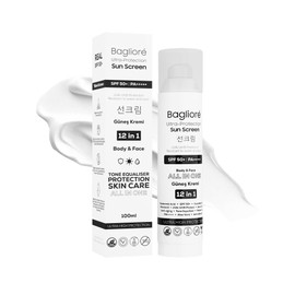 Bagliore Ultra-Protection Sunscreen, SPF 50+, PA+++++, 12-in-1, Body & Face, 3.38 fl oz