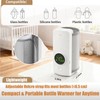Fast Heating Portable Bottle Warmer,Travel-Easy,18W Fast Charging,6-Speed Temperature Control,Locked-in Nutrition,360