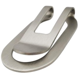 JFOLKS Smart Belongings, Just As Much As You Need, Money Clip, Men's, Women's, Stainless Steel, Lightweight, Thin, Silver Color, Perfect for Suit Pockets, Minimalist Design, Stylish Wallet, Silver