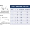 KuaiLu Men's Wool Slippers Knitted Artificial Warm Indoor Boots Non-Slip
