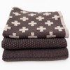 Ecovask Dish Cloth 3pc Variety Pack Organic Cotton, Pool Party