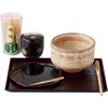Ale-net Tea Utensils, Matcha Bowl, Dotted Set, Diameter 4.5 x