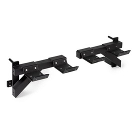 Titan Fitness Pair of T-3 Series Dumbbell Weight Bar Holders, 500 LB Capacity, Rack Mounted J-Hook Style Mounting