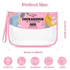 Christian Gifts for Women Religious Gifts for Women Catholic Spiritual Makeup Bag for Mom Friends Bible Verse Cosmetic Bag Thanksgiving Christmas Easter Birthday for Her Sister Travel Pouch