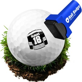 HODL 21 Ball Badge - Golf Ball Stamp (The Happy Series), Self-Inking Golf Ball Stamper, Golf Ball Marker, Reusable Golf Ball Marking Tool to Identify Golf Balls - Reusable Ink Stamp (Jersey Gilmore)
