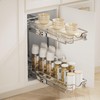 DINDON Pull Out Cabinet Organizer (7-1/2" W x 21-1/2"D), Cabinet