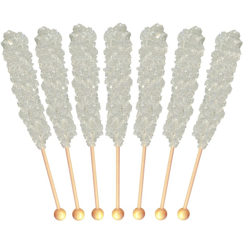 Buffalo Bills Natural (White) Rock Candy On A Stick (12-ct