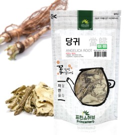 PrinceHerb Medicinal Korean Herb, Angelica root 당귀 Dried Bulk Herbs 3oz