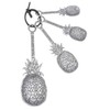 Measuring Spoons w/o Color - Pineapples (4 pc. set)