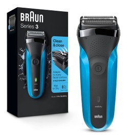 Series 3 3010s Wet & Dry Electric Shaver for Men/Rechargeable Electric Razor, Blue