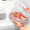 Stackable Cheese and Deli Containers with Transparent Lids for Fridge