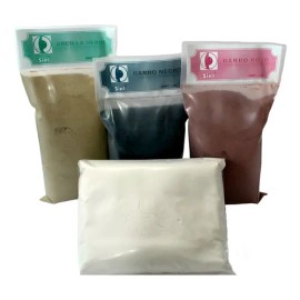 4 Kilos Arcilla Verde Roja Negra Blanca Barro Mascarilla Todo Tipo De Piel                                                                            