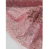 Mia Fabrics Beaded Sequins Pearl Fabric Dusty Pink Embroidered Pearl