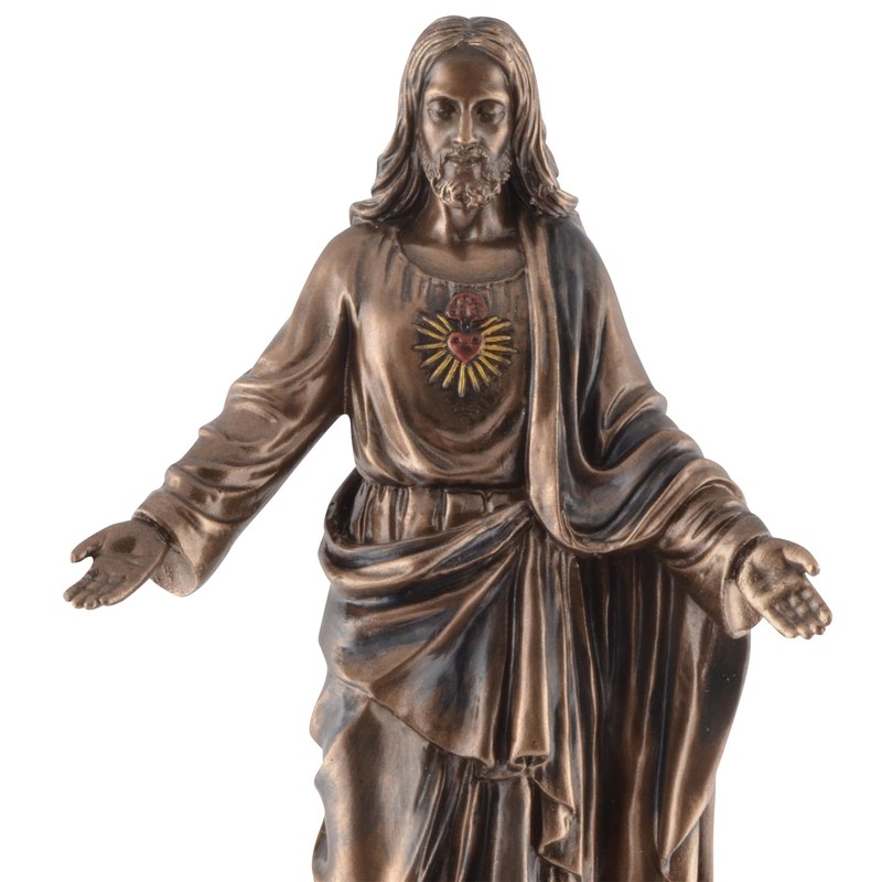 Veronese Collection 708-78281 Jesus Figurine Heart Made of Artificial Stone