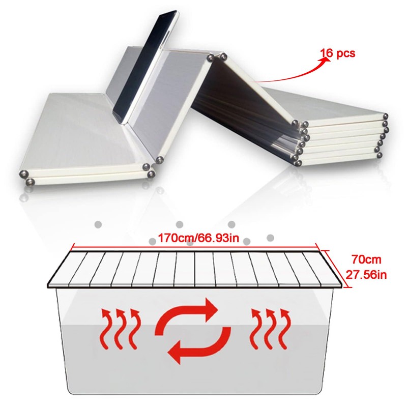 Foldable Bathtub Cover, Bath Tub Tray Waterproof, Folding Bath Covers