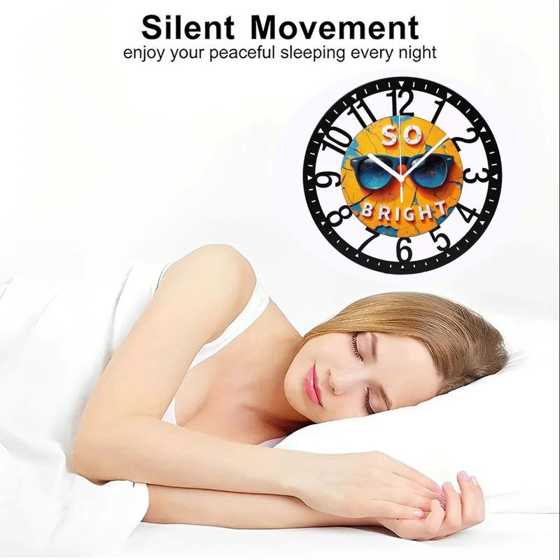 25cm Round Iron Clock Designed as a Coffee Maker Espresso
