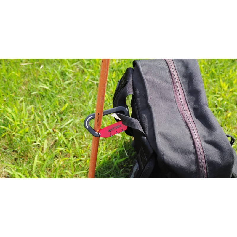 crops Carabiner Lock with Coil Wire ELK 0.1 x 59.1