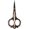 Vintage Embroidery Scissors Set Wooden Stainless Steel Sewing Box Scissors