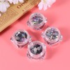 Healeved 4pcs Cartoon Nail Art Sequins Butterfly Five-pointed Star Decorative