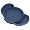 Kids Divided Plates Safe Silicone Foldable Prevent Slipping Toddler Suction
