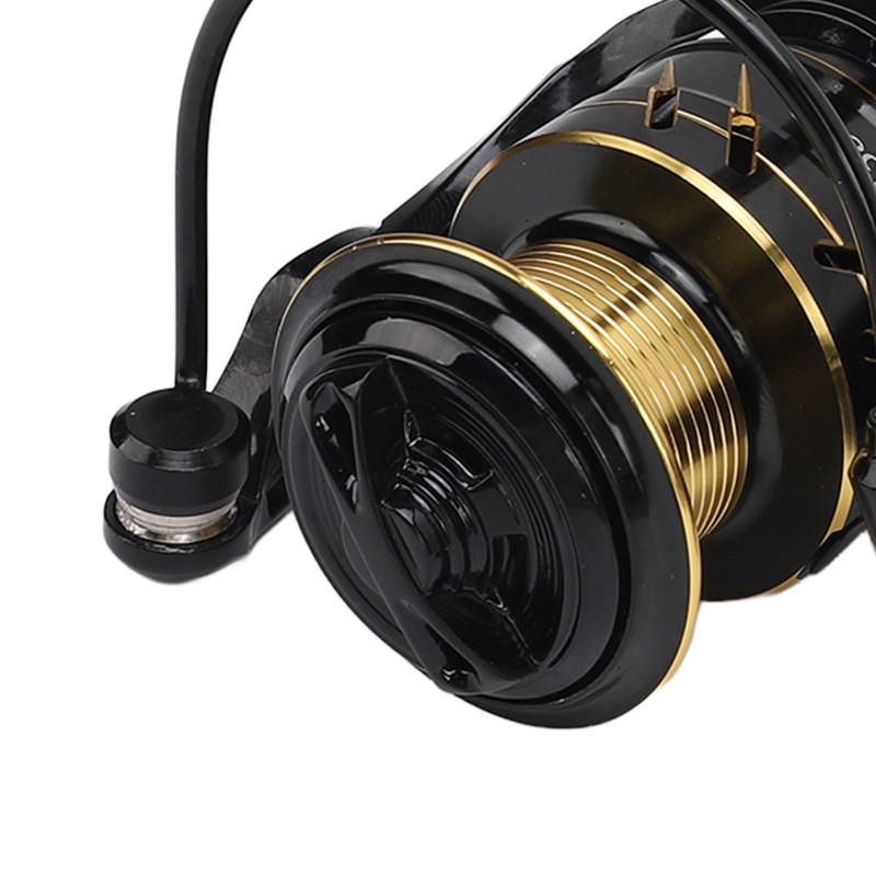 Fishing Reel Powerful Double Rocker Arm Metal Spinning Wheel for
