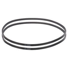 sourcing map 2 Pcs 3L360 Classic Wrapped Rubber V-Belt, 36"(914mm) Outside Circumference, 3L Profile V Belt 3/8" Width 7/32" Height