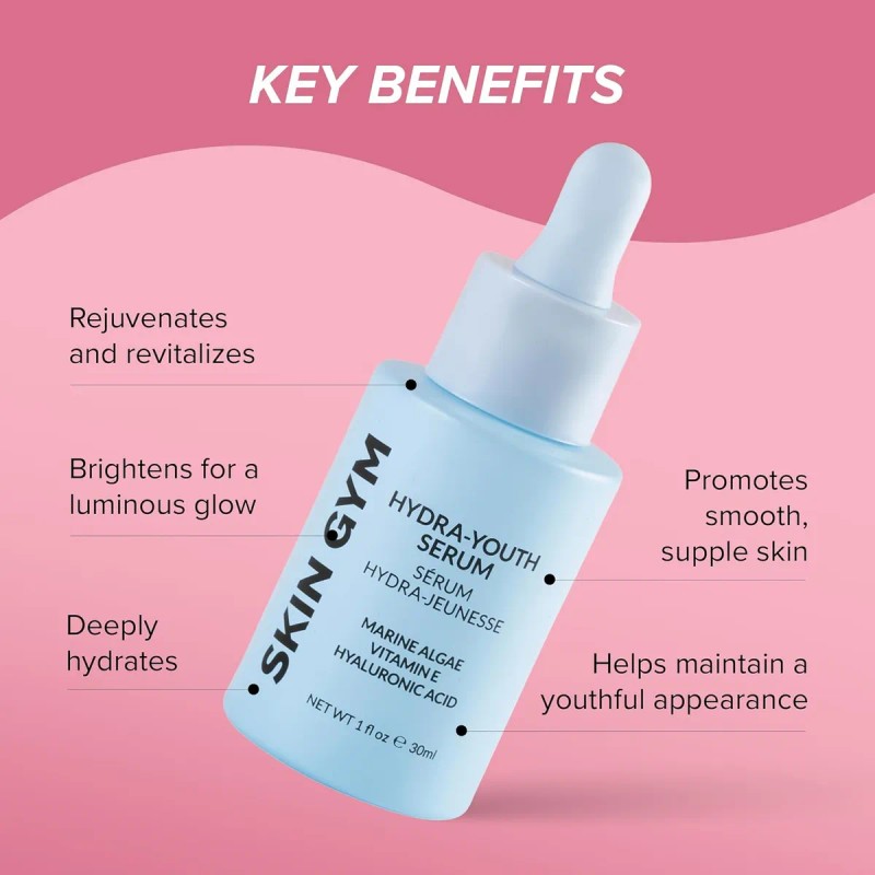 Suero Facial Skin Gym Hydra-youth Con Vitamina C: Fórmula Ul