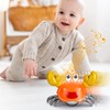TEMI Crawling Crab Baby Toys - Infant Tummy Time Toys