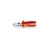 Knipex Cable Shears with twin cutting edge chrome-plated, insulated with