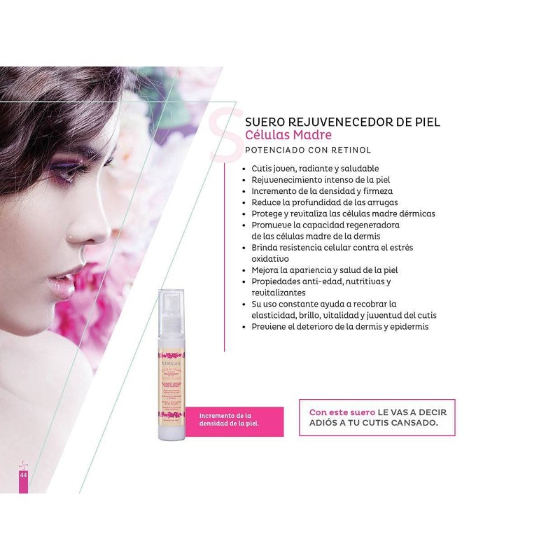 Rejuvenating Face Serum "Celulas Madre" Florigan® 60ml.