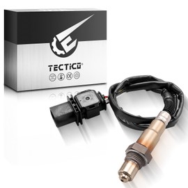 TECTICO Oxygen Sensor O2 Lambda Probe Front 0281004148 03C906262D Compatible with Volkswagen Passat Touareg Golf Caddy Seat Skoda/ A1 A3 A4 A5 A6 A7 A8 Q3 Q5 Q7 R8 TT, 1PC