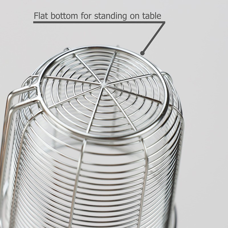 EIKS Spider Strainer Stainless Steel Wire Deep Basket for Hot
