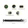 TECHONG 5 in 1 Sports Paracord Bracelet - Survival Plain