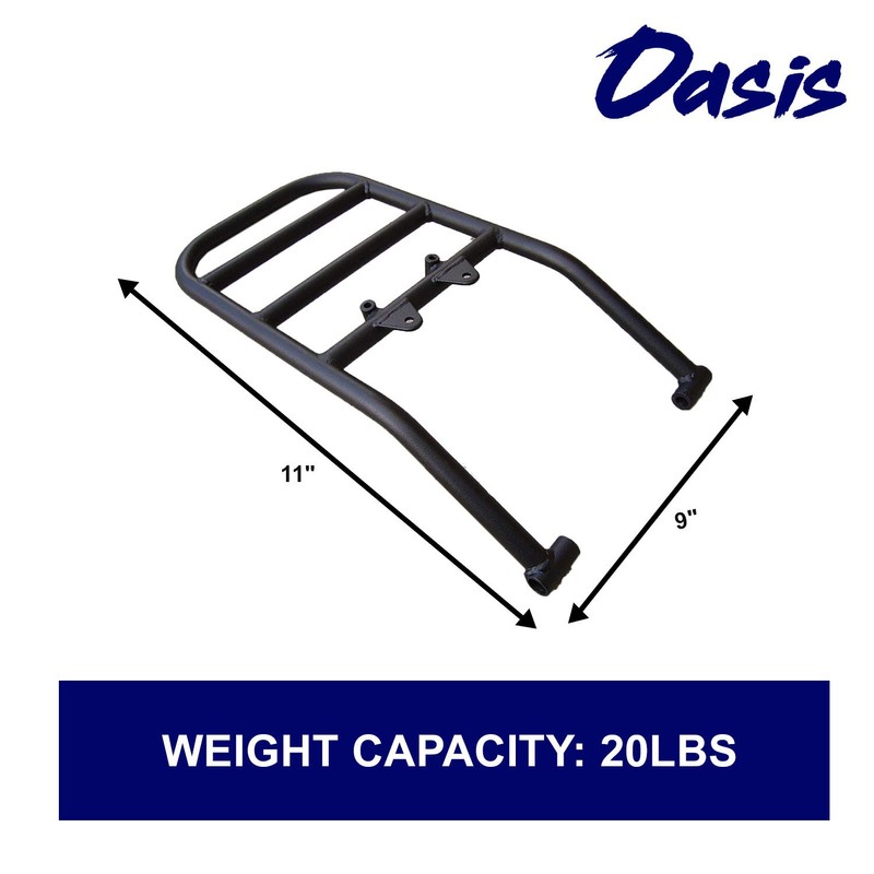 Oasis Rear Luggage Utility Rack - Compatible With Suzuki DRZ400S/SM