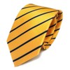 TigerTie Men's StripedNecktie Yellow Yellow
