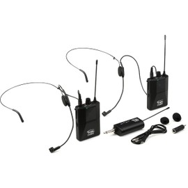Galaxy Audio GTU-SHP5AB GTU Galaxy Trek UHF Dual Wireless Headset Mic System