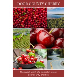 Eco Candle Co. Eco Beans Wax Melts 2-Pack, Door County Cherry, 3.5 oz. - Scents of Handpicked Cherries - 100% Soy Wax Fragrance & Essential Oil Blends, Made from Midwest Grown Soybeans