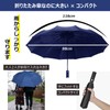 Men's Folding Umbrella, Parasol, Umbrella with 12 Ribs, Reinforced for