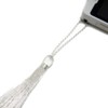 Machida Tetoron Yokomaki Tassel, Ornament, Accessory Tassel, Polyester Tassels (Silver)