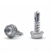 #8 x 1/2" 240pcs 410 Stainless Steel Hex Washer Head