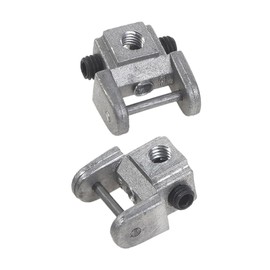 Wisyurt 2-piece conversion set for scroll saw blade holder, adapter without pin, metal holder for upper/lower saw blades