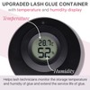 Pretty memory Eyelash Glue Storage Container with Digital Display, Temperature