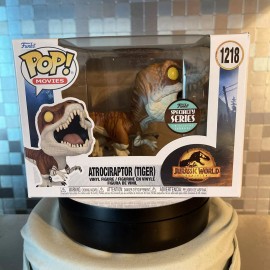Funko Pop! Jurassic World Atrociraptor (Tiger) #1218 Specialty Series LE