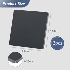 10 X 10 X 1/4 Inch A36 Steel Plate Hot Rolled,Stainless Steel Plate,A36 Square Hot Rolled Steel Base,Square Weldable Metal for Structural Support and Industrial Use(2, 10" x 10"x1/4")