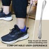 Earl Diamond Metal Shoe Horn Long Handle For Seniors, Long